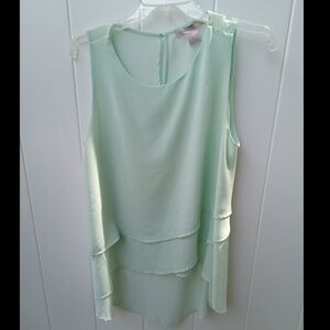 Love21 Aqua Draped Tank Size: ​M